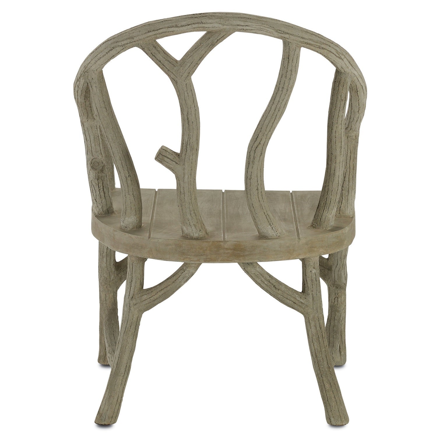 Currey and Company - 2701 - Chair - Portland/Faux Bois