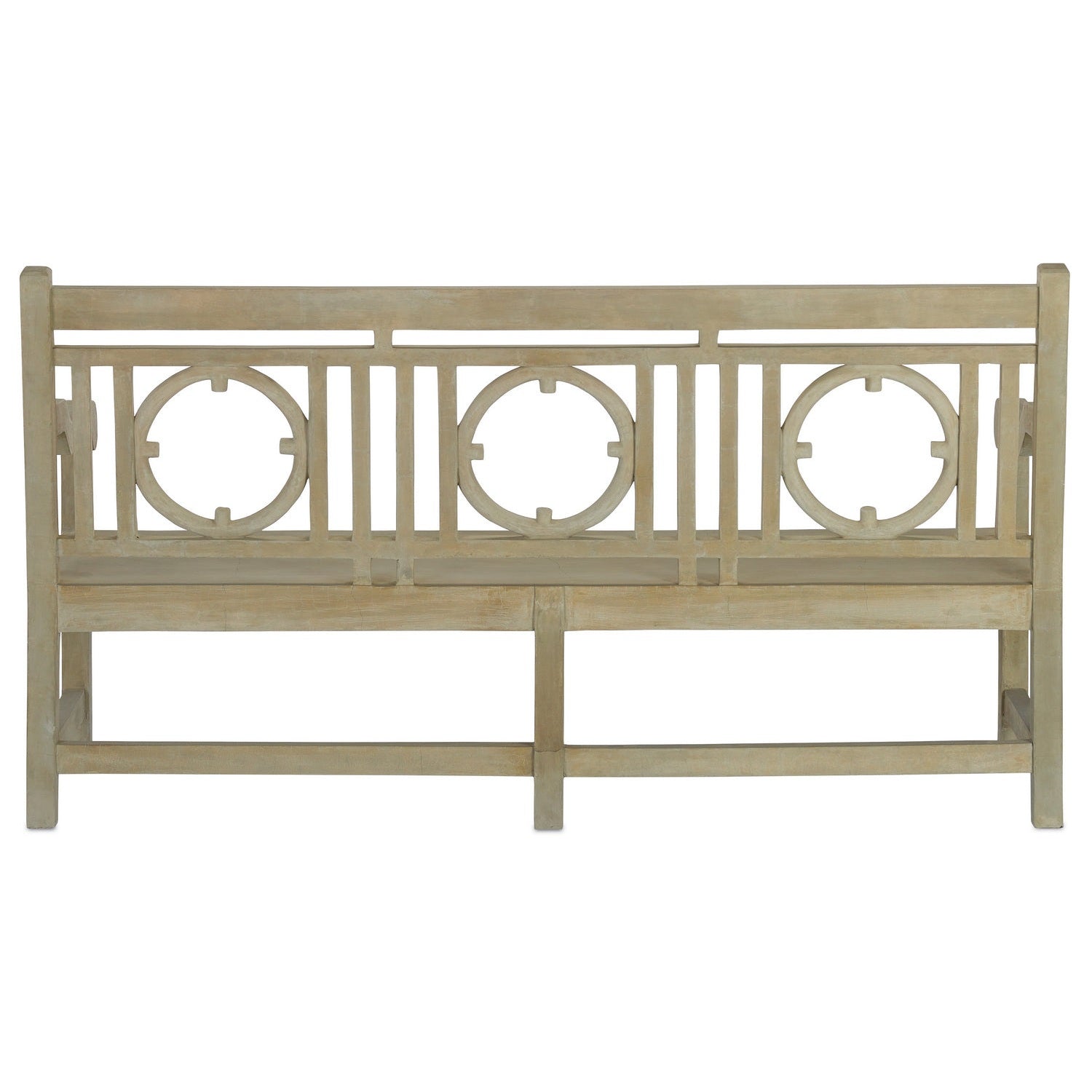 Currey and Company - 2722 - Bench - Portland/Faux Bois