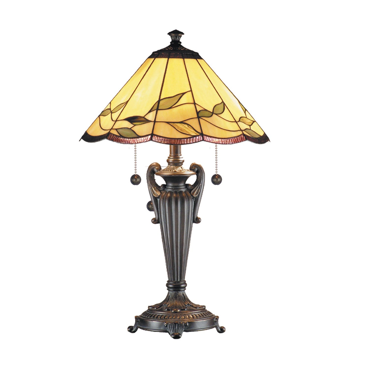 Dale Tiffany - TT101118 - Two Light Table Lamp - Lifestyles - Antique Golden Bronze