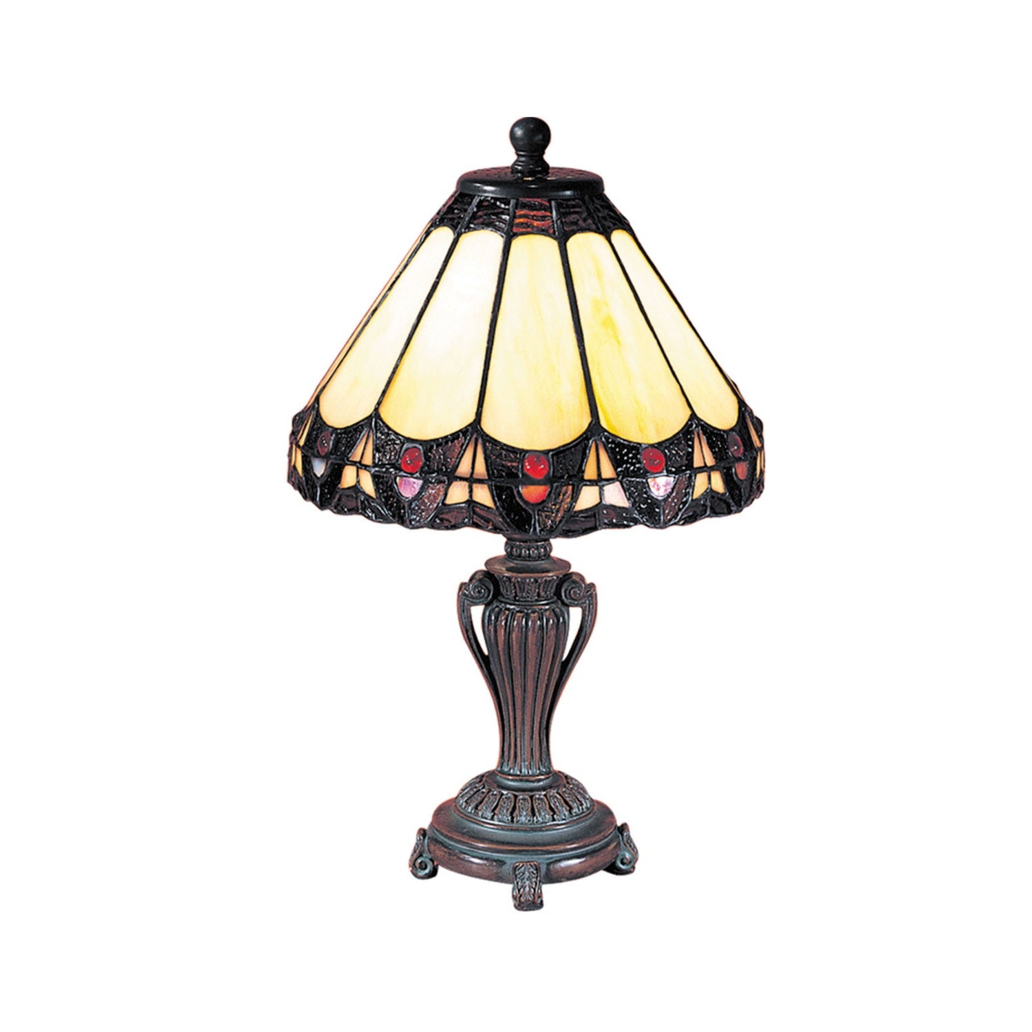 Dale Tiffany - 8034/640 - One Light Accent Table Lamp - Miniature - Antique Bronze