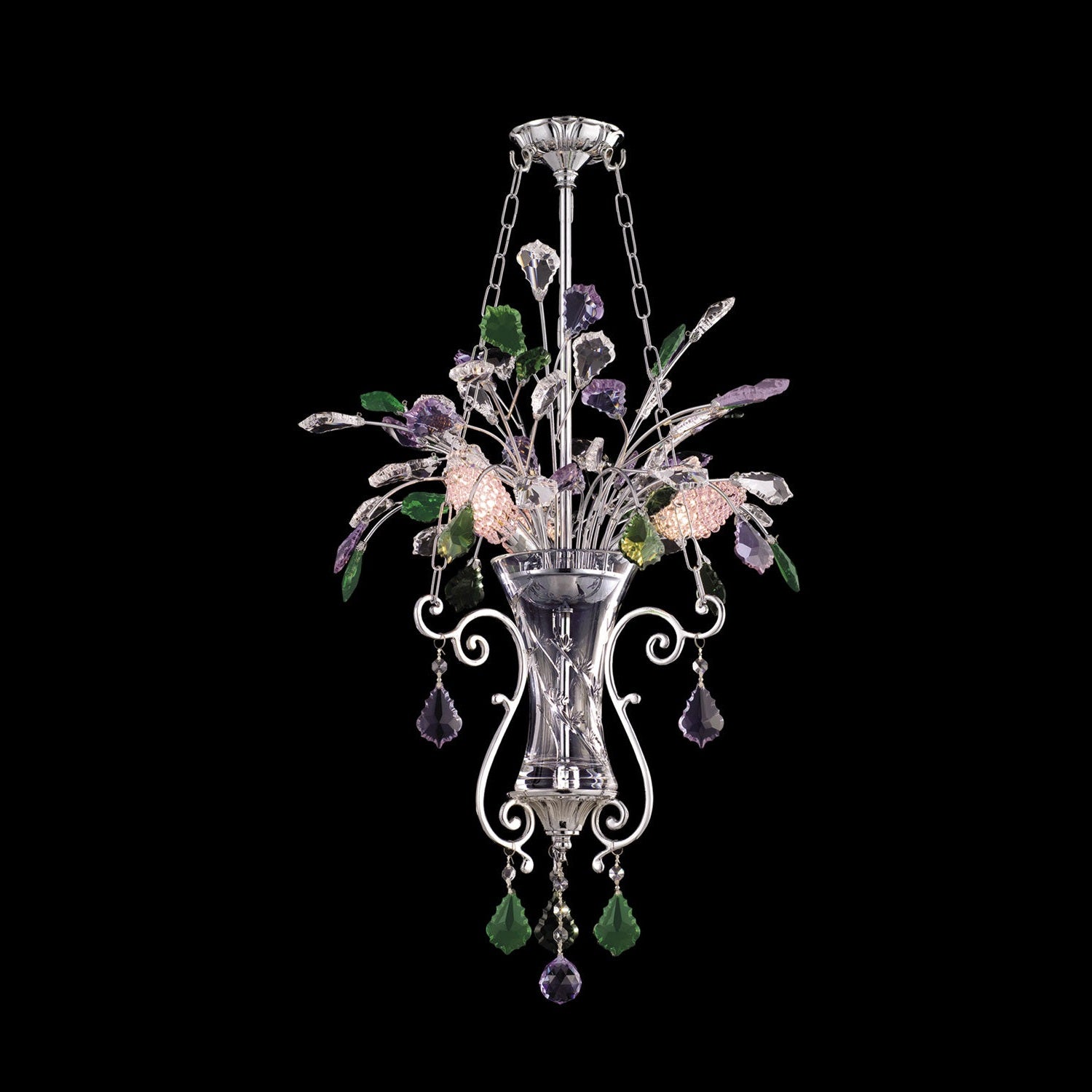 Dale Tiffany - GH80278 - Three Light Chandelier - Buckley - Polished Chrome