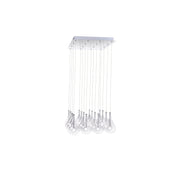 ET2 - E20117-18 - 16 Light Pendant - Larmes - Polished Chrome