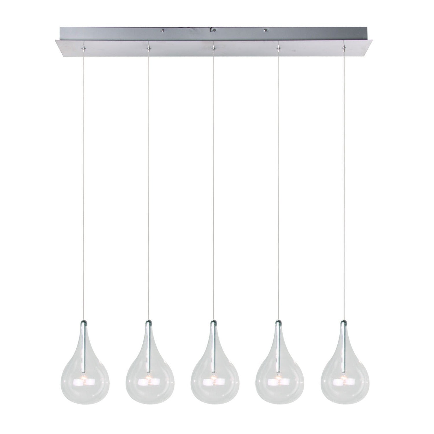 ET2 - E23115-18 - LED Pendant - Larmes - Polished Chrome