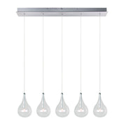 ET2 - E23115-18 - LED Pendant - Larmes - Polished Chrome