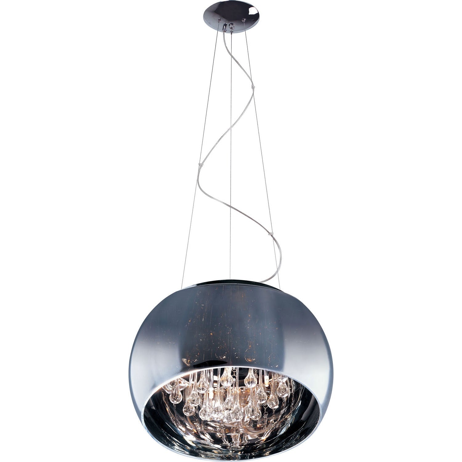 ET2 - E21206-10PC - Six Light Pendant - Sense - Polished Chrome