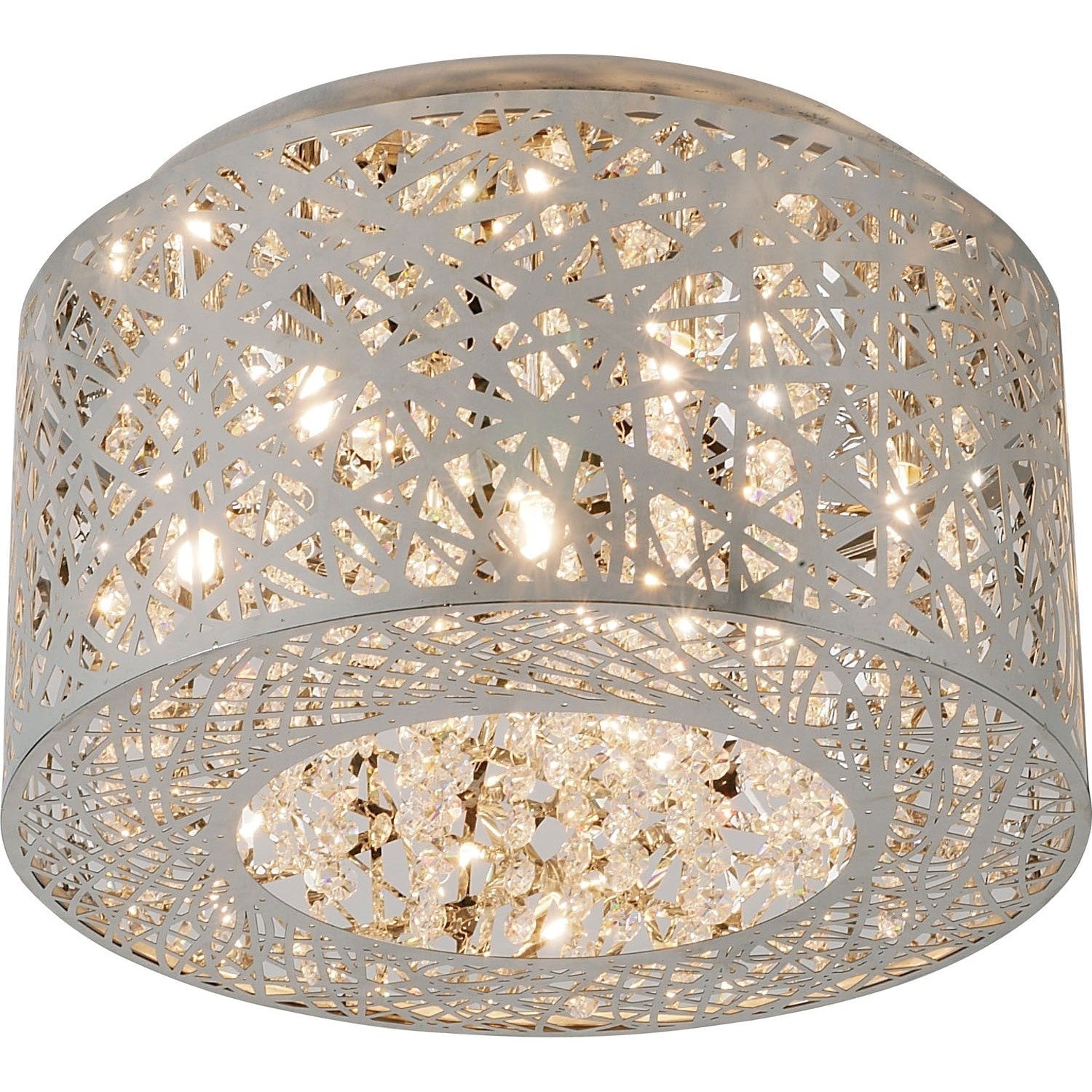 ET2 - E21300-10PC - LED Flush Mount - Inca - Polished Chrome