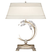 Fine Art Handcrafted Lighting - 771510ST - One Light Table Lamp - Crystal Laurel - Silver