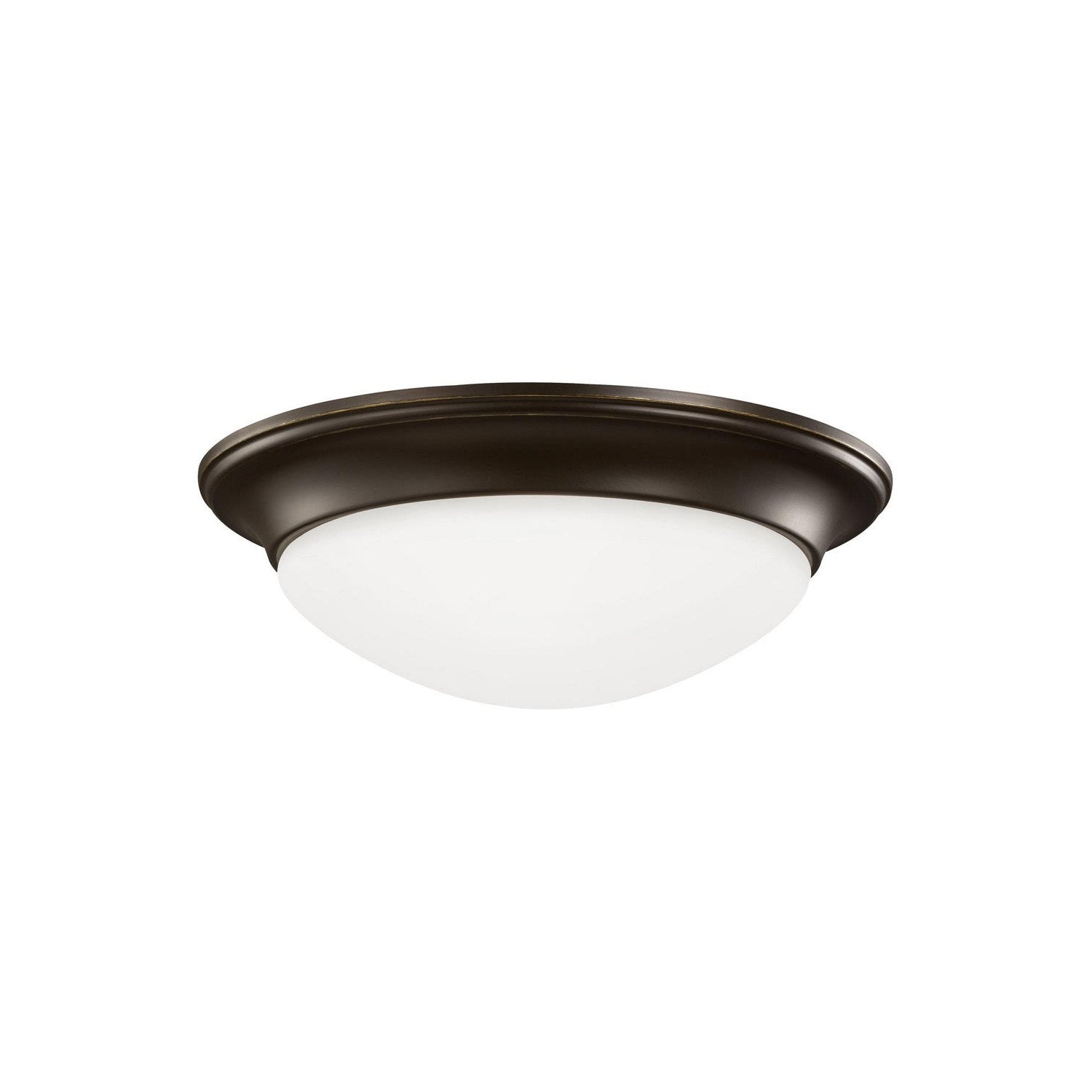 Generation Lighting - 75435-710 - Two Light Flush Mount - Nash - Bronze