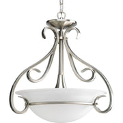 Progress Lighting - P3843-09 - Three Light Foyer Pendant - Torino - Brushed Nickel
