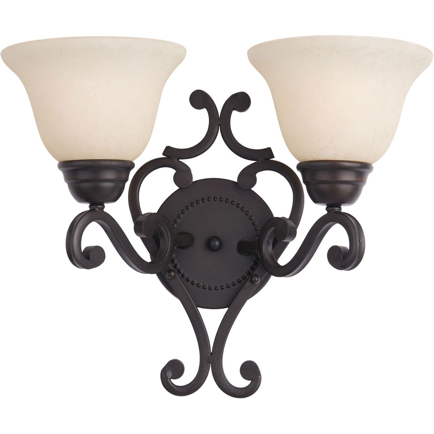 Maxim - 12212FIOI - Two Light Wall Sconce - Manor - Oil Rubbed Bronze