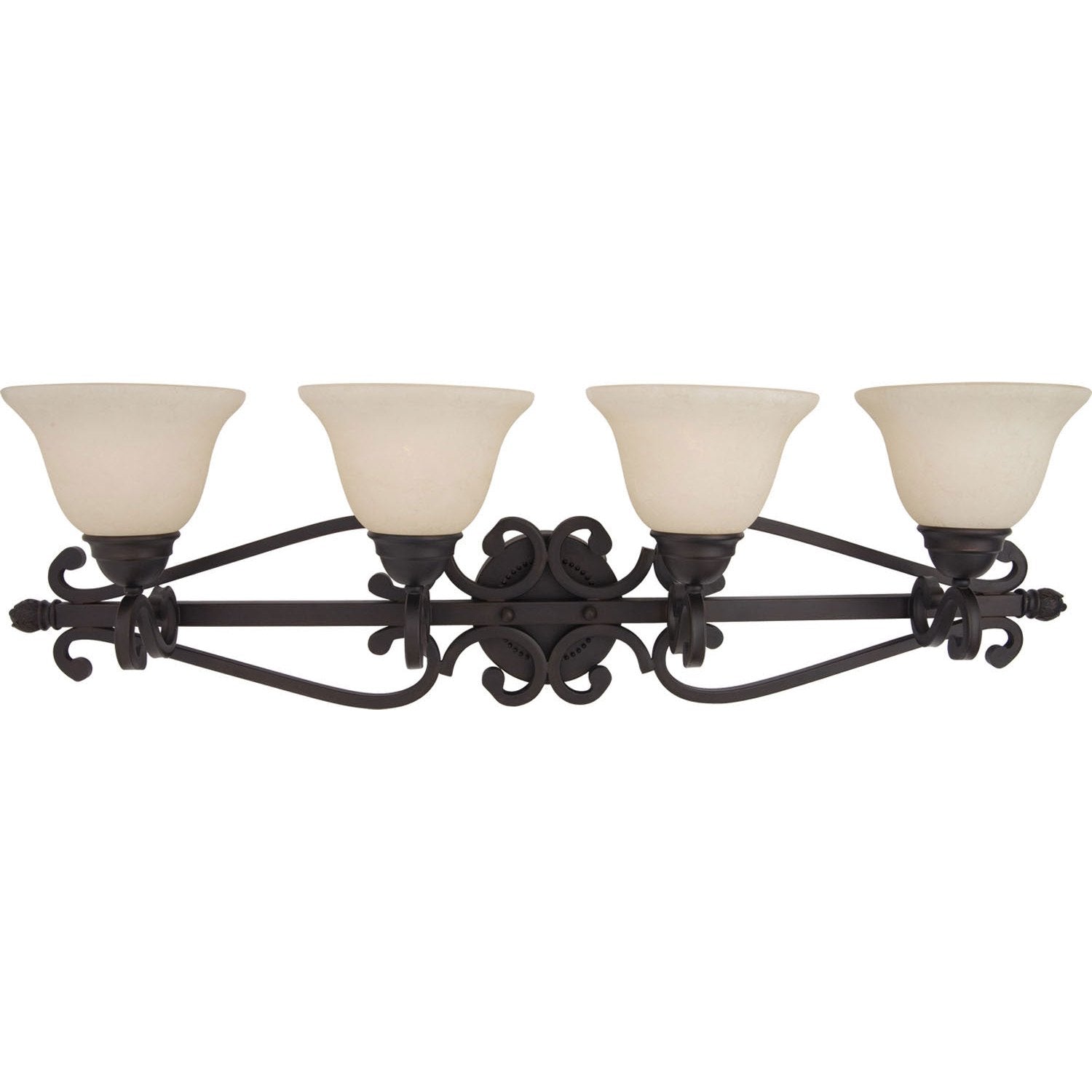 Maxim - 12214FIOI - Four Light Bath Vanity - Manor - Oil Rubbed Bronze