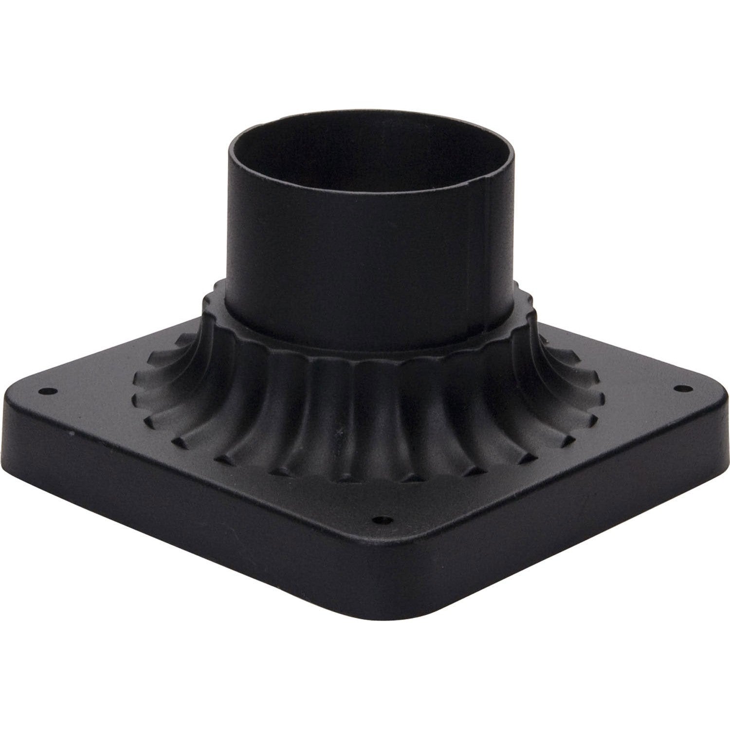 Maxim - 2001BK - Outdoor Essentials Cast Pier Mount - Outdoor Essentials - 200x - Black