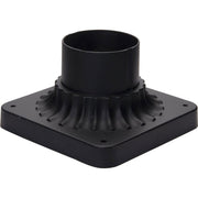 Maxim - 2001BK - Outdoor Essentials Cast Pier Mount - Outdoor Essentials - 200x - Black