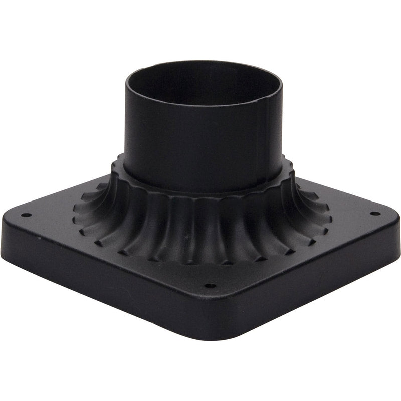 Maxim - 2001BK - Outdoor Essentials Cast Pier Mount - Outdoor Essentials - 200x - Black