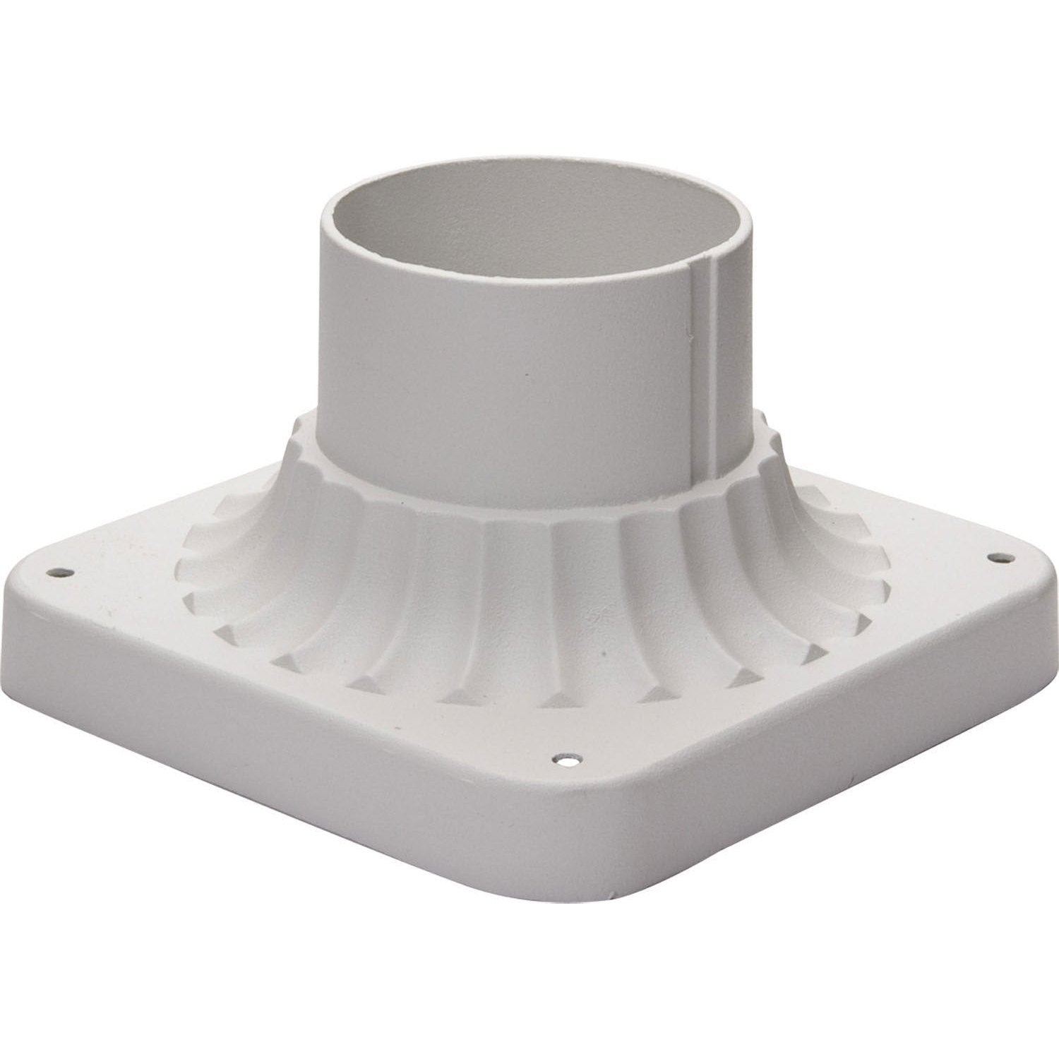 Maxim - 2001WT - Outdoor Essentials Cast Pier Mount - Outdoor Essentials - 200x - White