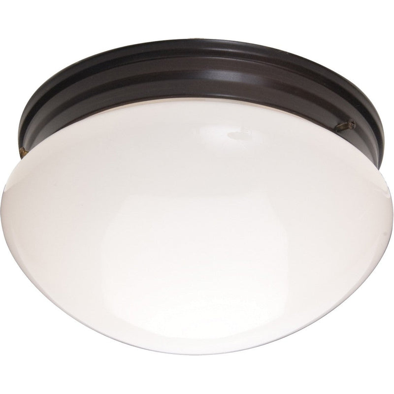 Maxim - 5881WTOI - Two Light Flush Mount - Essentials - 588x - Oil Rubbed Bronze