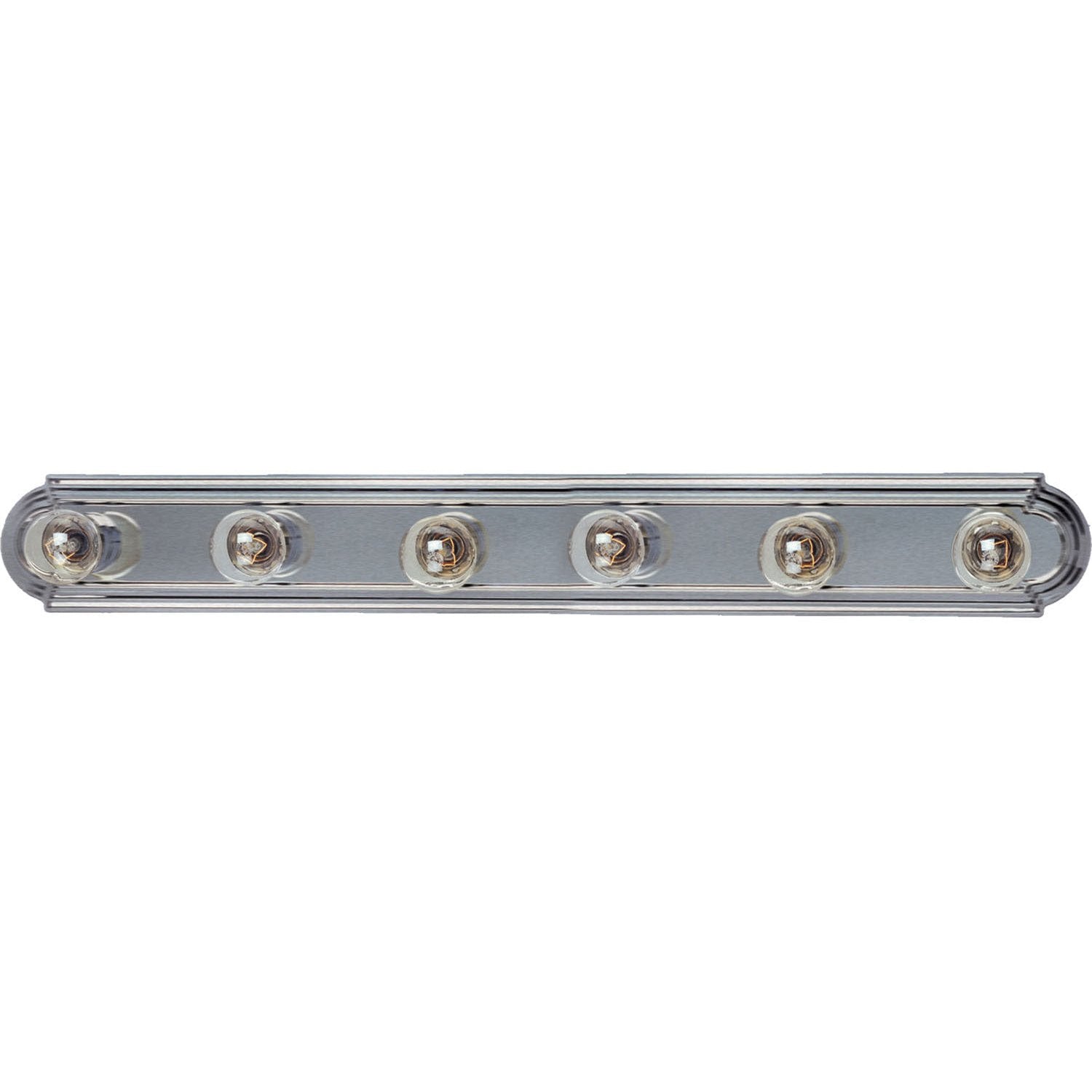 Maxim - 7126SN - Six Light Bath Vanity - Essentials - 712x - Satin Nickel