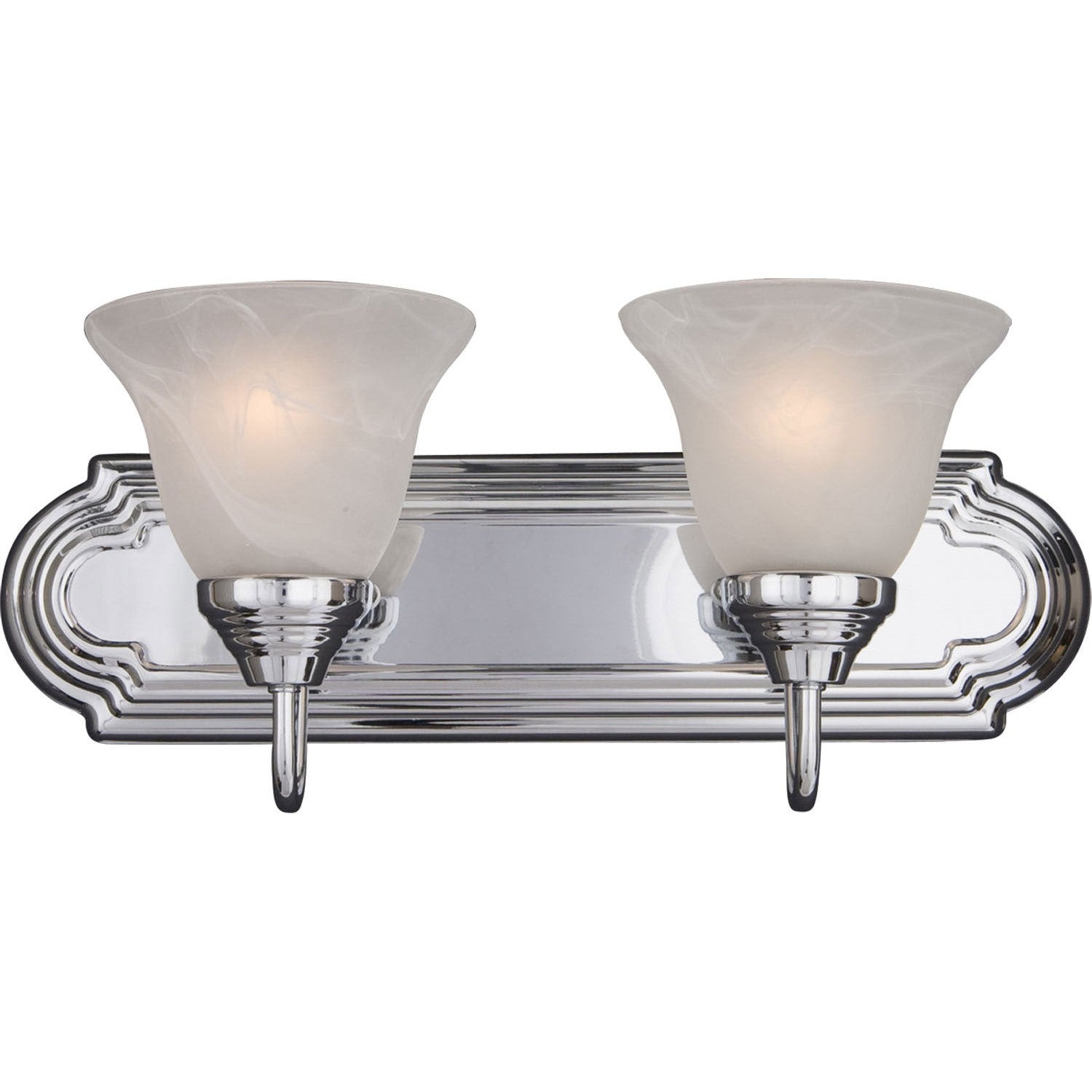 Maxim - 8012MRPC - Two Light Bath Vanity - Essentials - 801x - Polished Chrome
