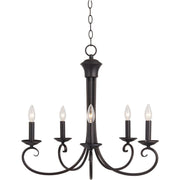 Maxim - 70005OI - Five Light Chandelier - Loft - Oil Rubbed Bronze