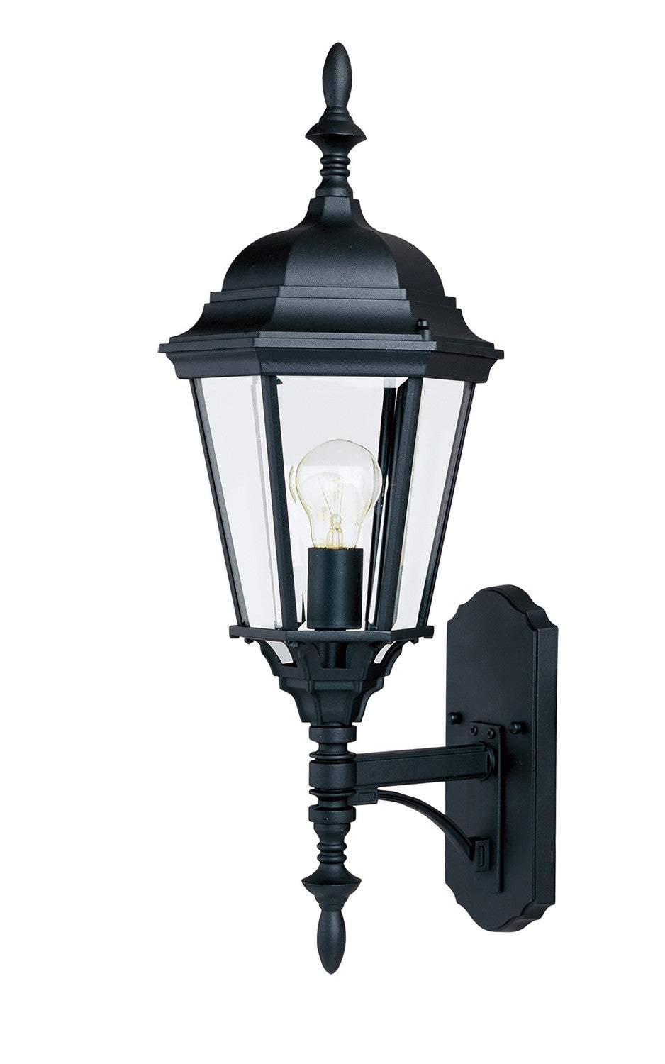 Maxim - 1003BK - One Light Outdoor Wall Lantern - Westlake - Black