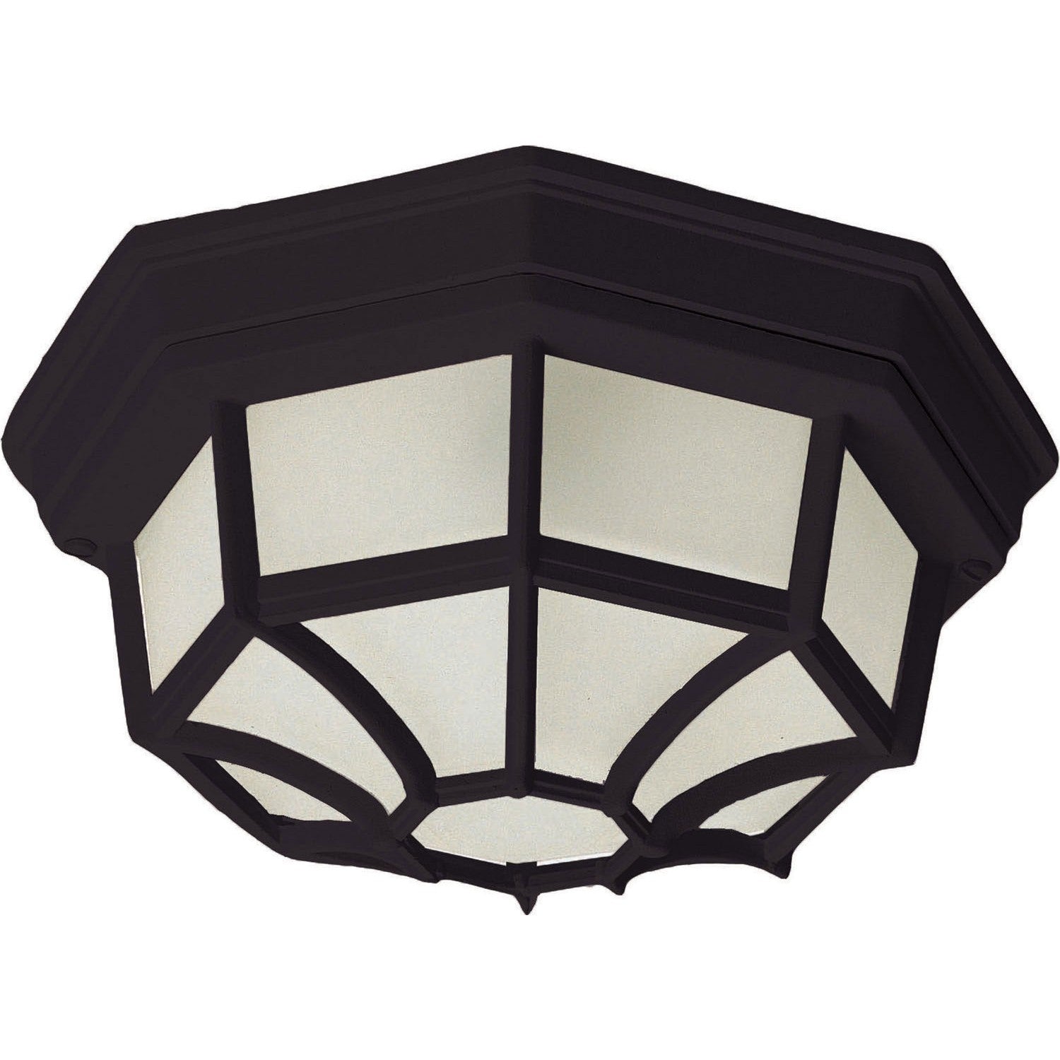 Maxim - 1020BK - Two Light Outdoor Ceiling Mount - Crown Hill - Black