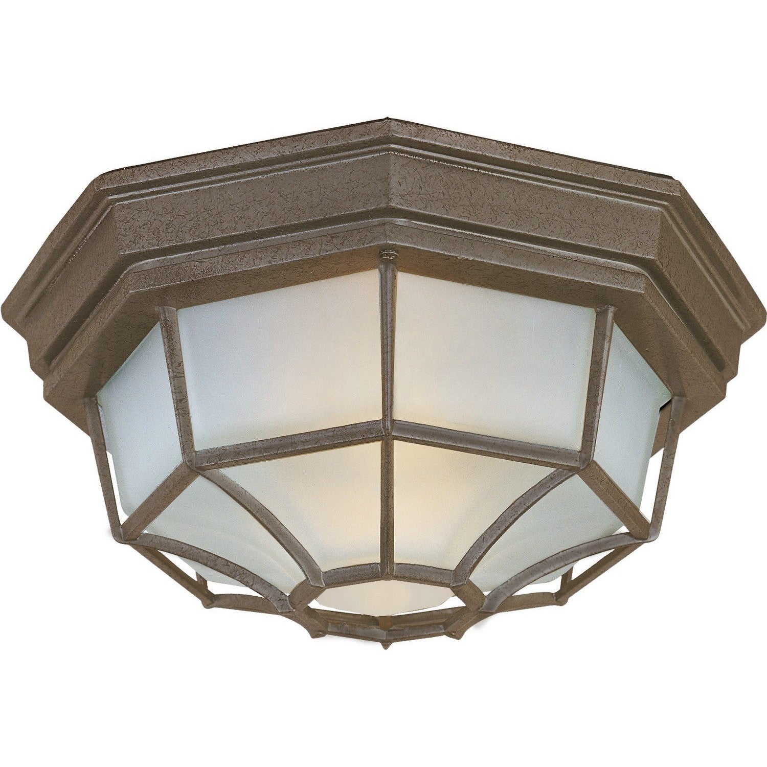 Maxim - 1020RP - Two Light Outdoor Ceiling Mount - Crown Hill - Rust Patina