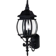 Maxim - 1033BK - Three Light Outdoor Wall Lantern - Crown Hill - Black