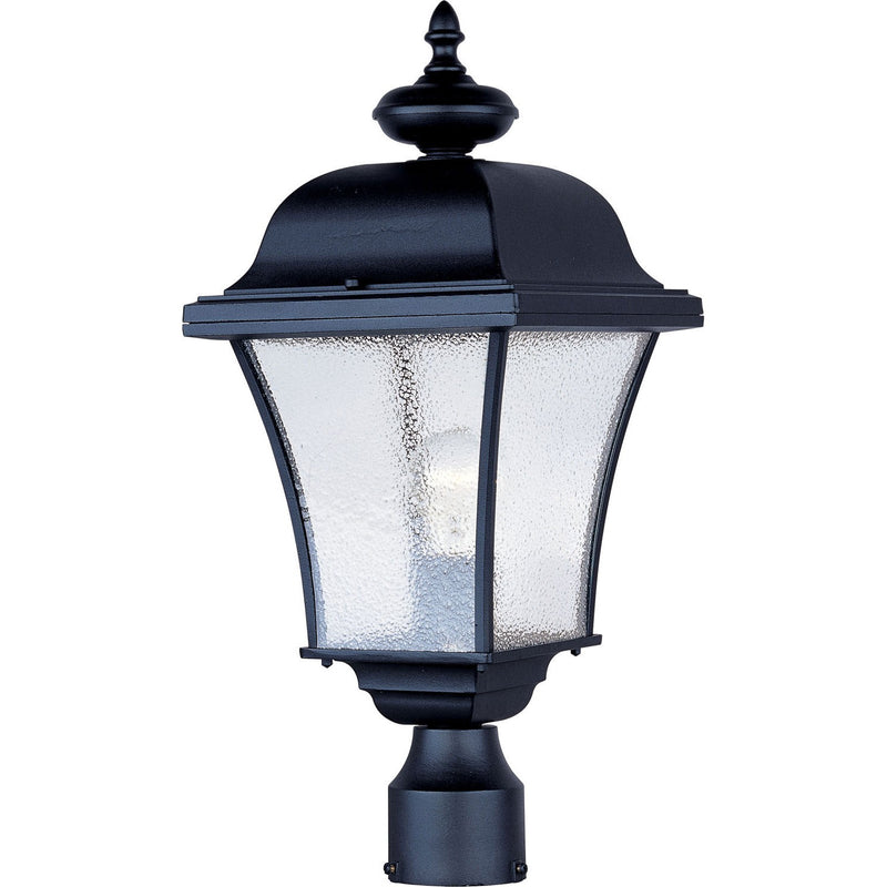 Maxim - 1065BK - One Light Outdoor Pole/Post Lantern - Senator - Black