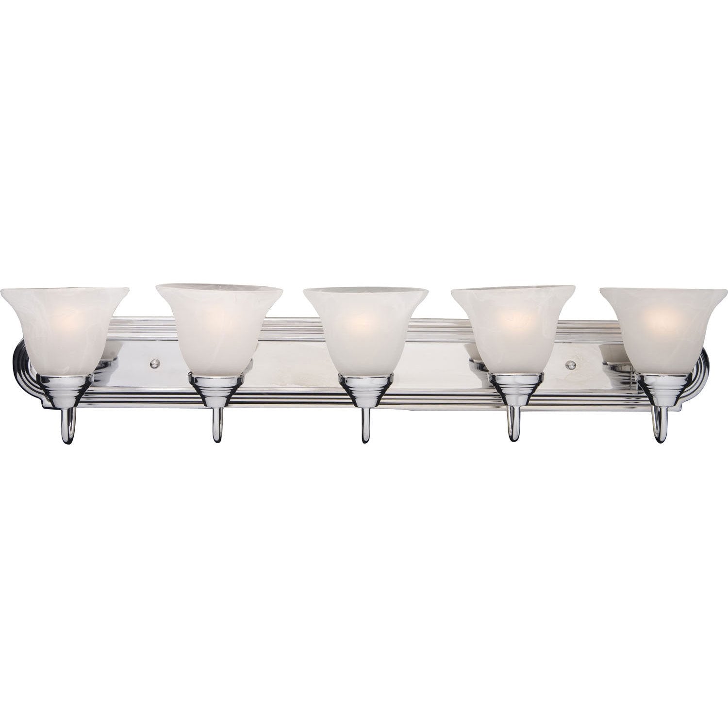Maxim - 8015MRPC - Five Light Bath Vanity - Essentials - 801x - Polished Chrome