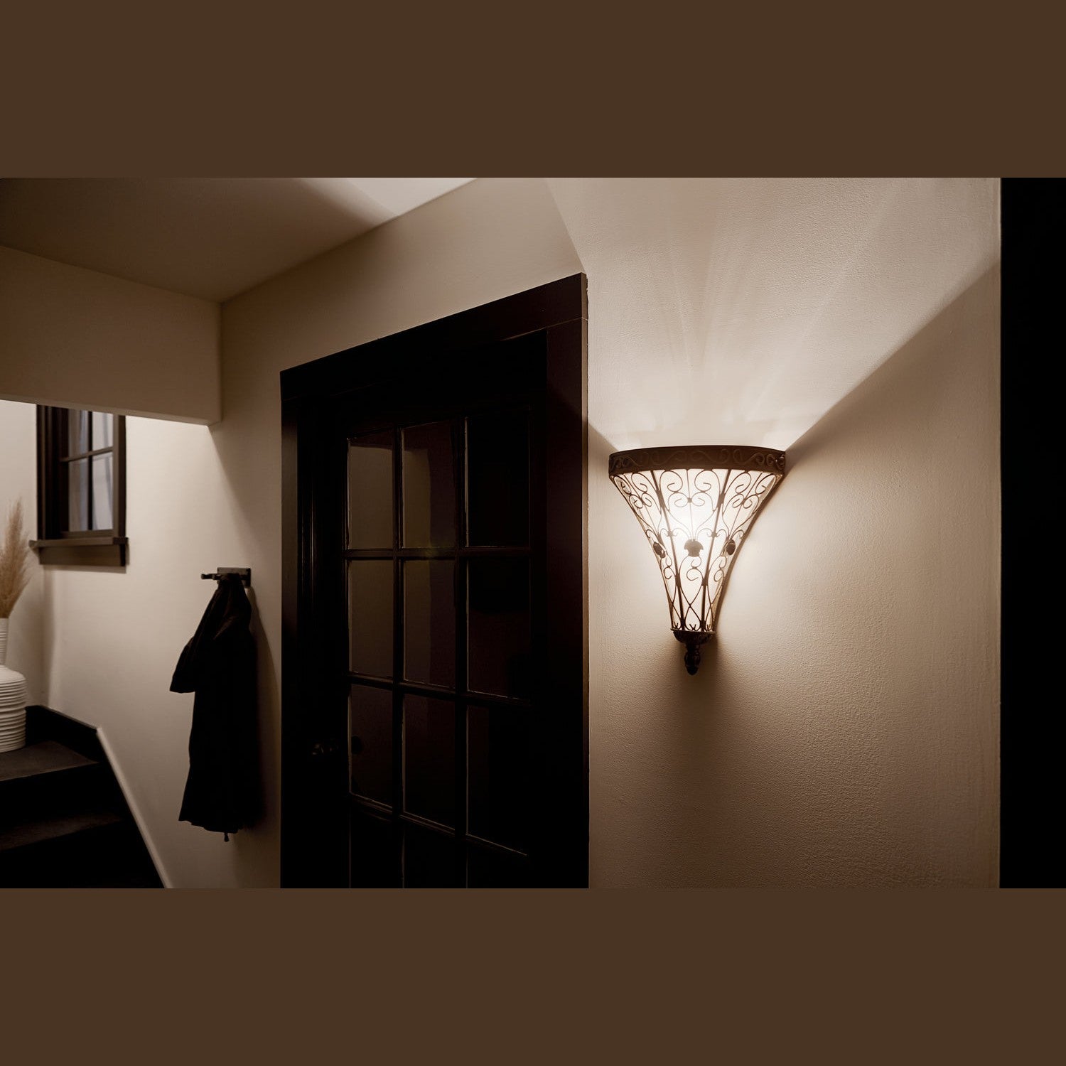 Kichler - 45131TRZ - One Light Wall Sconce - Marchesa - Terrene Bronze