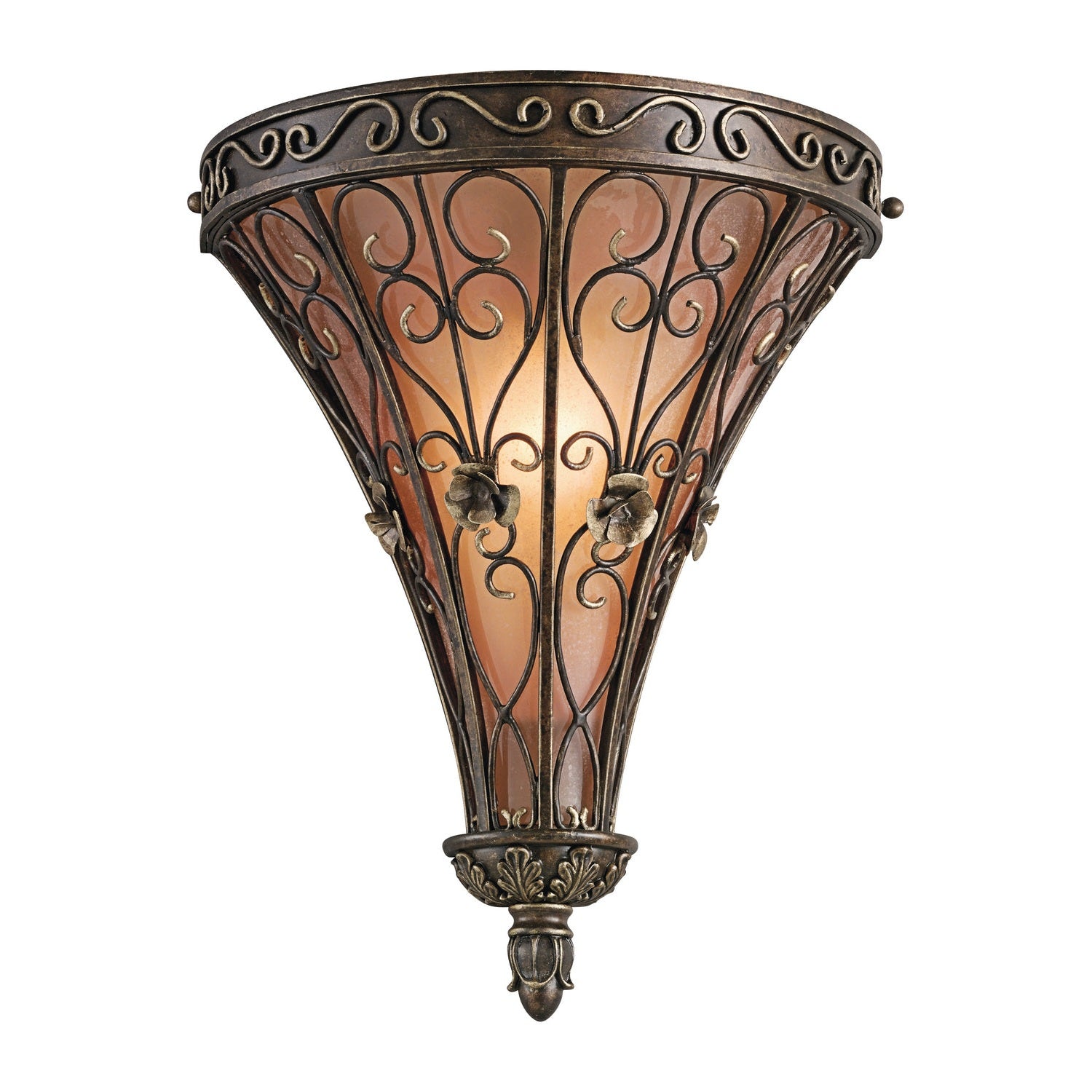 Kichler - 45131TRZ - One Light Wall Sconce - Marchesa - Terrene Bronze