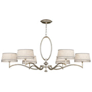 Fine Art Handcrafted Lighting - 771740ST - Six Light Chandelier - Allegretto - Silver
