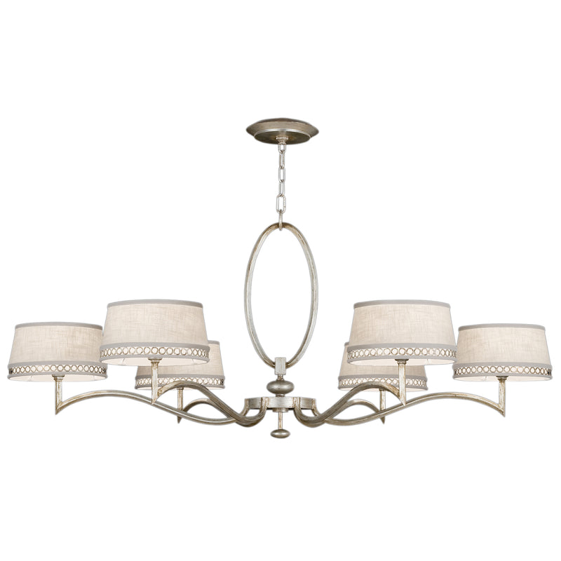 Fine Art Handcrafted Lighting - 771740ST - Six Light Chandelier - Allegretto - Silver