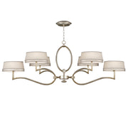 Fine Art Handcrafted Lighting - 780040ST - Six Light Chandelier - Allegretto - Silver
