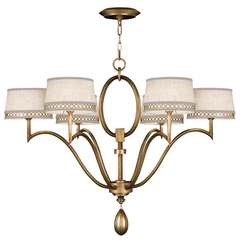 Fine Art Handcrafted Lighting - 785840-2ST - Six Light Chandelier - Allegretto - Gold