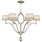Fine Art Handcrafted Lighting - 785840ST - Six Light Chandelier - Allegretto - Silver