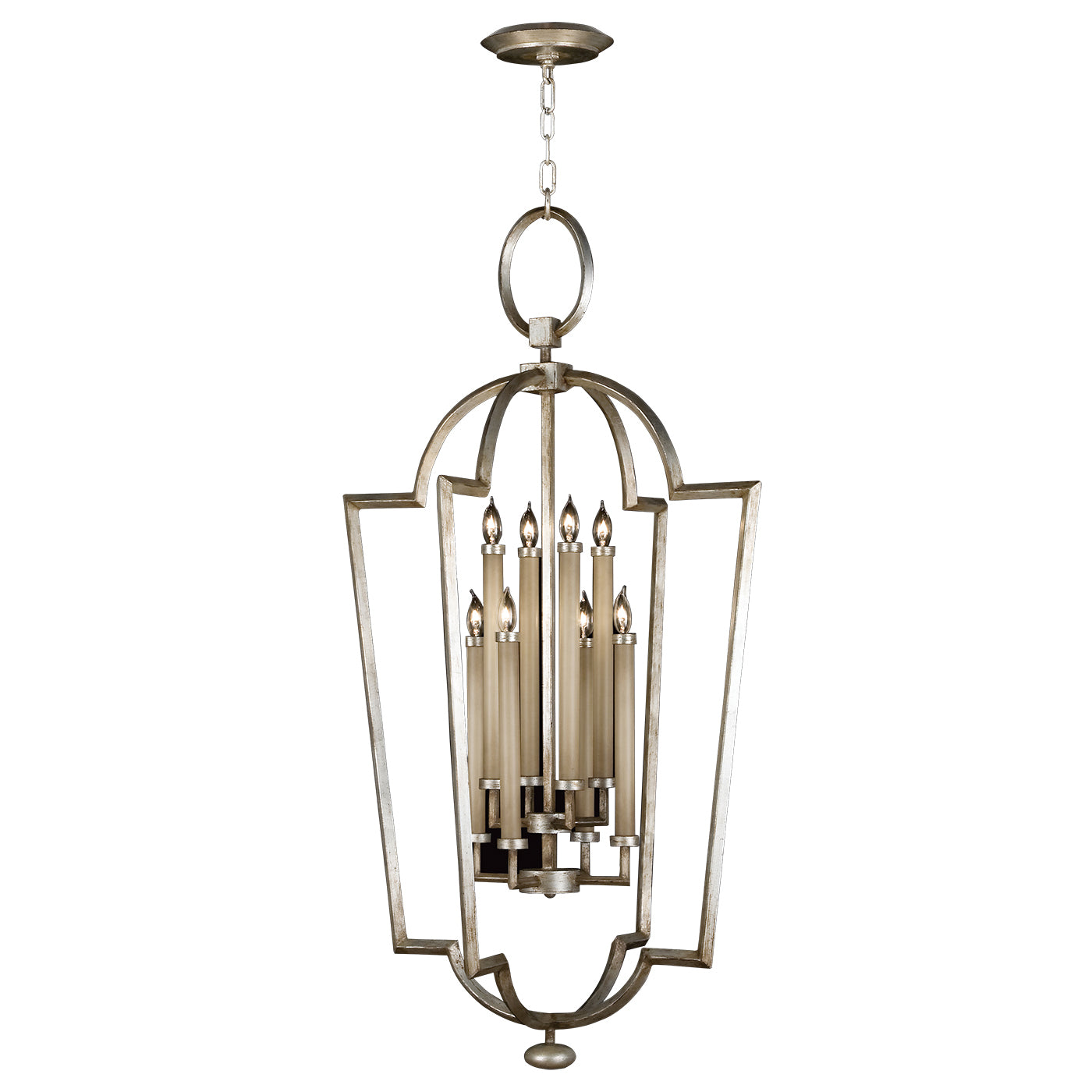 Fine Art Handcrafted Lighting - 780440ST - Eight Light Lantern - Allegretto - Silver