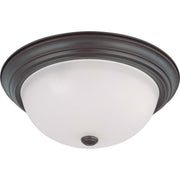 Nuvo Lighting - 60-3147 - Three Light Flush Mount - Close to Ceiling Mahogany Bronze - Mahogany Bronze