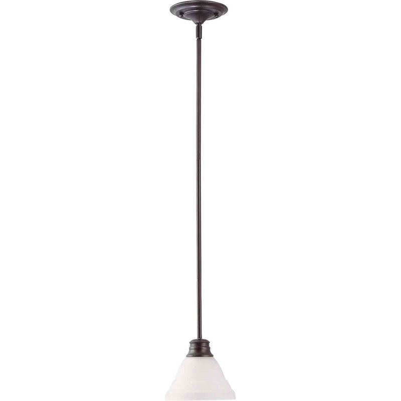 Nuvo Lighting - 60-3172 - One Light Mini Pendant - Empire - Mahogany Bronze / Frosted