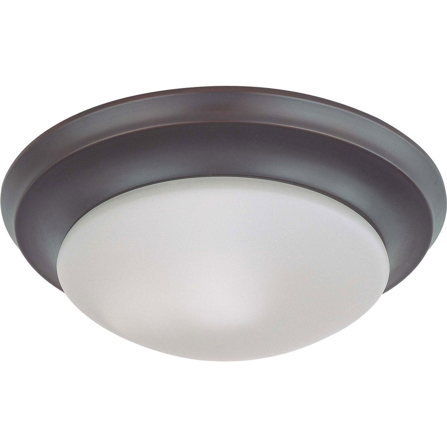 Nuvo Lighting - 60-3175 - One Light Flush Mount - Close to Ceiling Mahogany Bronze - Mahogany Bronze