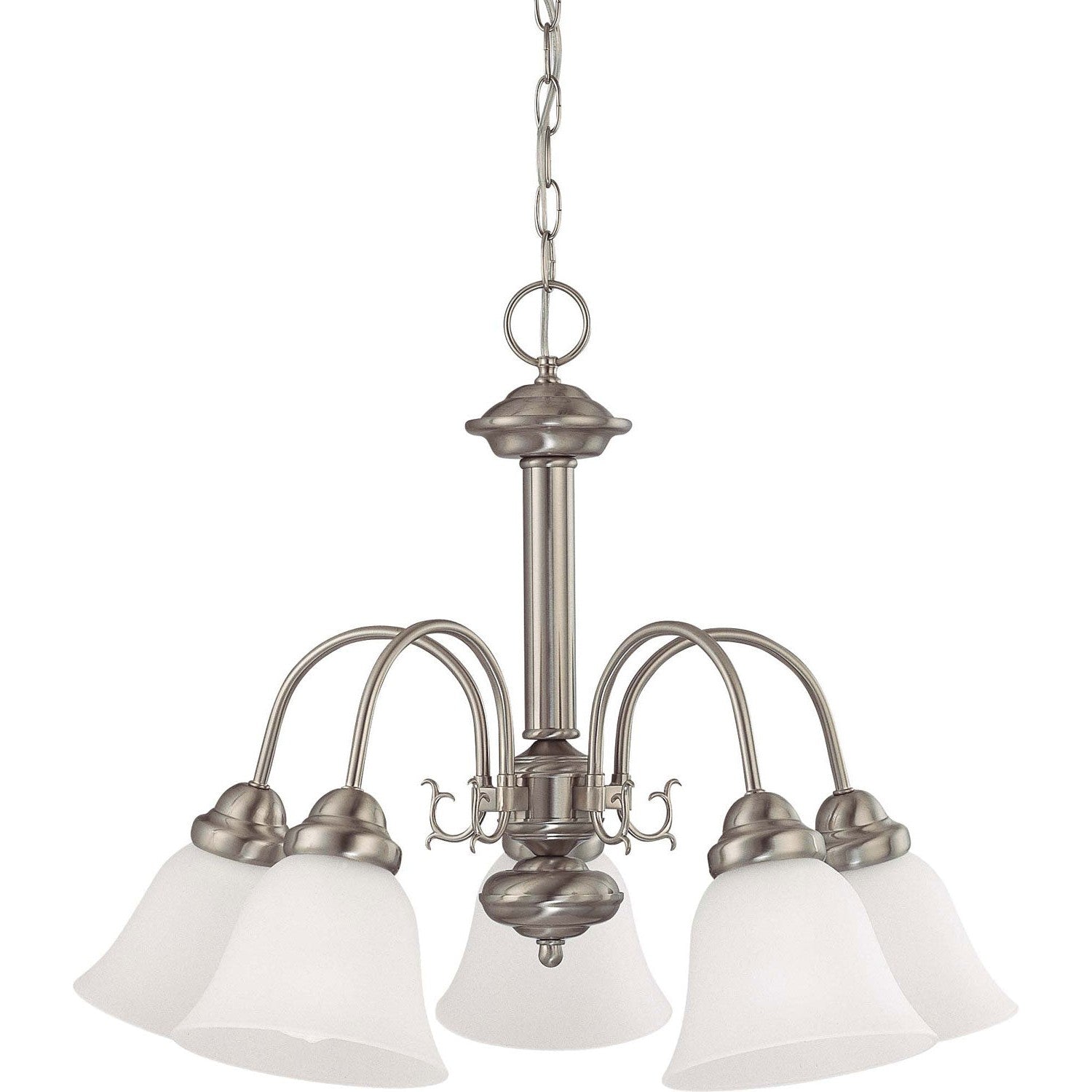 Nuvo Lighting - 60-3240 - Five Light Chandelier - Ballerina - Brushed Nickel