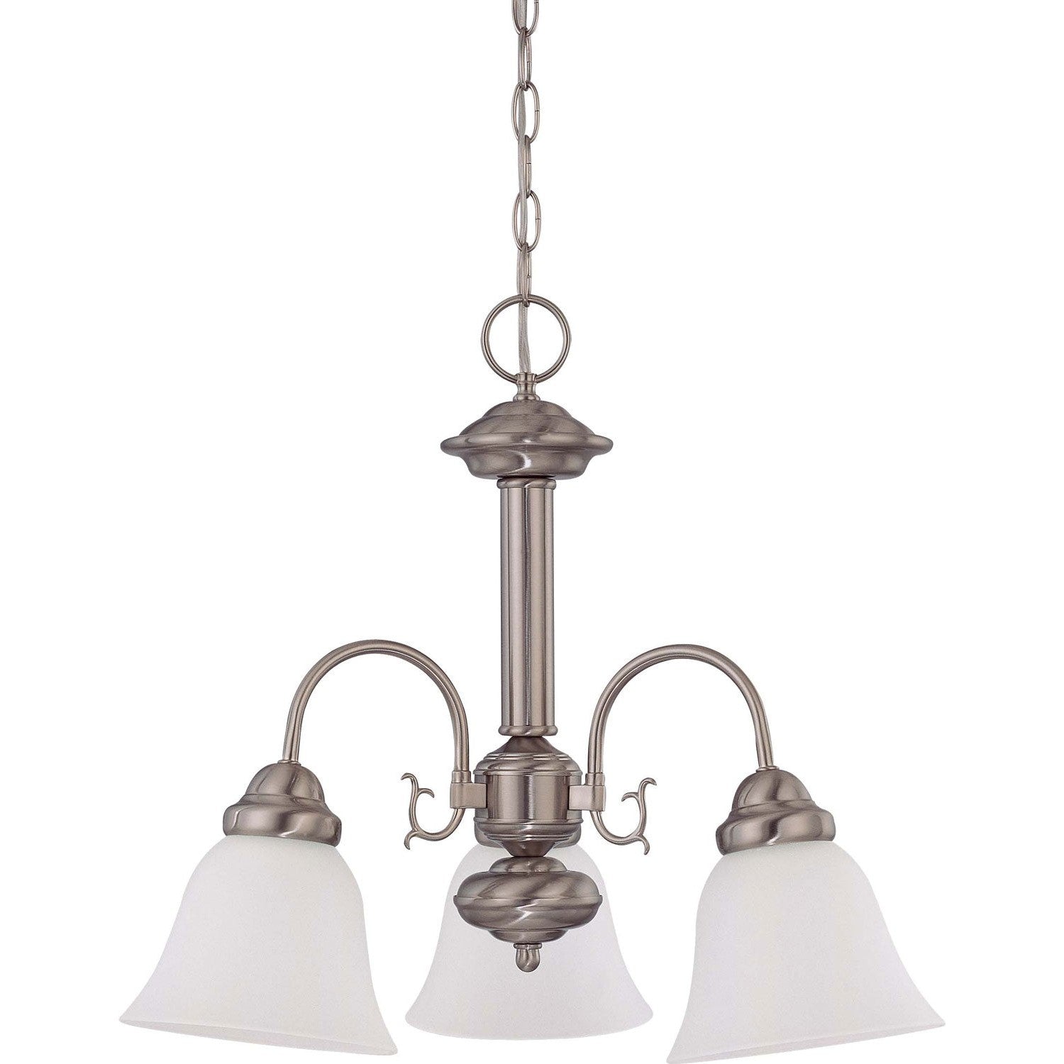 Nuvo Lighting - 60-3241 - Three Light Chandelier - Ballerina - Brushed Nickel