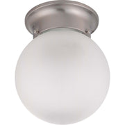 Nuvo Lighting - 60-3249 - One Light Flush Mount - Close to Ceiling Brushed Nickel - Brushed Nickel