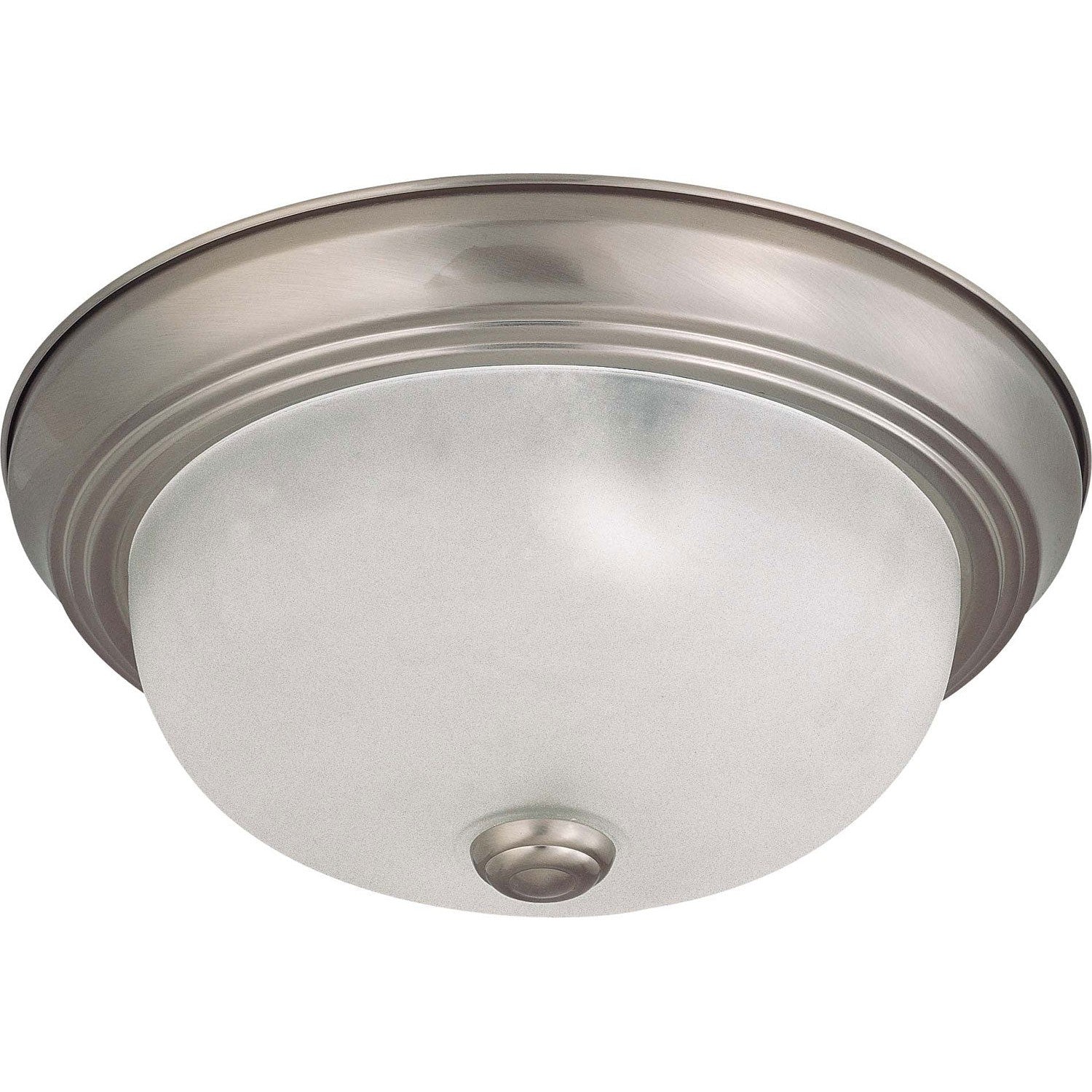 Nuvo Lighting - 60-3261 - Two Light Flush Mount - Close to Ceiling Brushed Nickel - Brushed Nickel