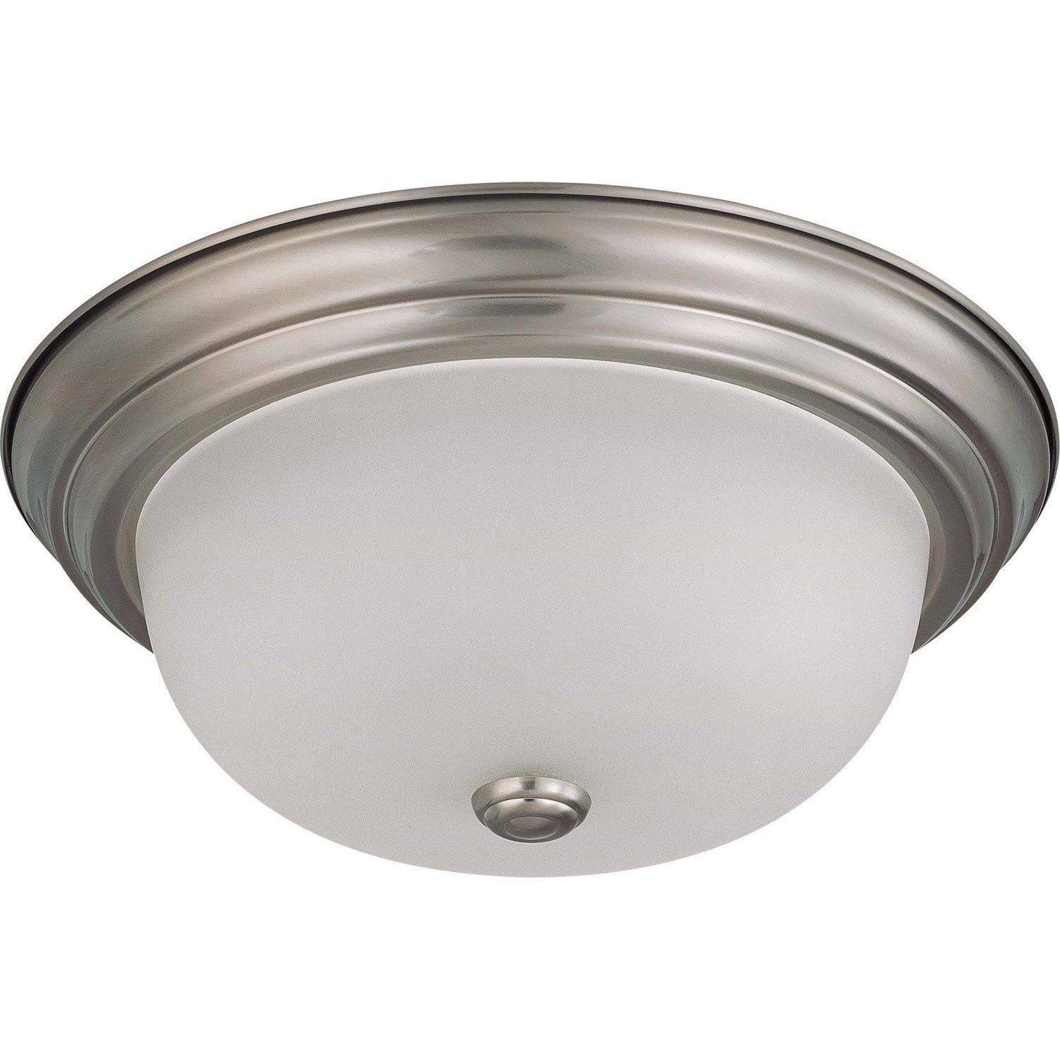 Nuvo Lighting - 60-3262 - Two Light Flush Mount - Close to Ceiling Brushed Nickel - Brushed Nickel