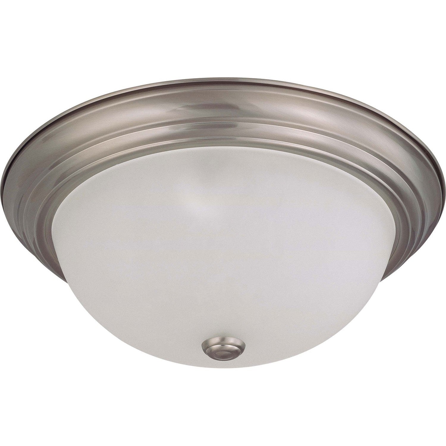 Nuvo Lighting - 60-3263 - Three Light Flush Mount - Close to Ceiling Brushed Nickel - Brushed Nickel