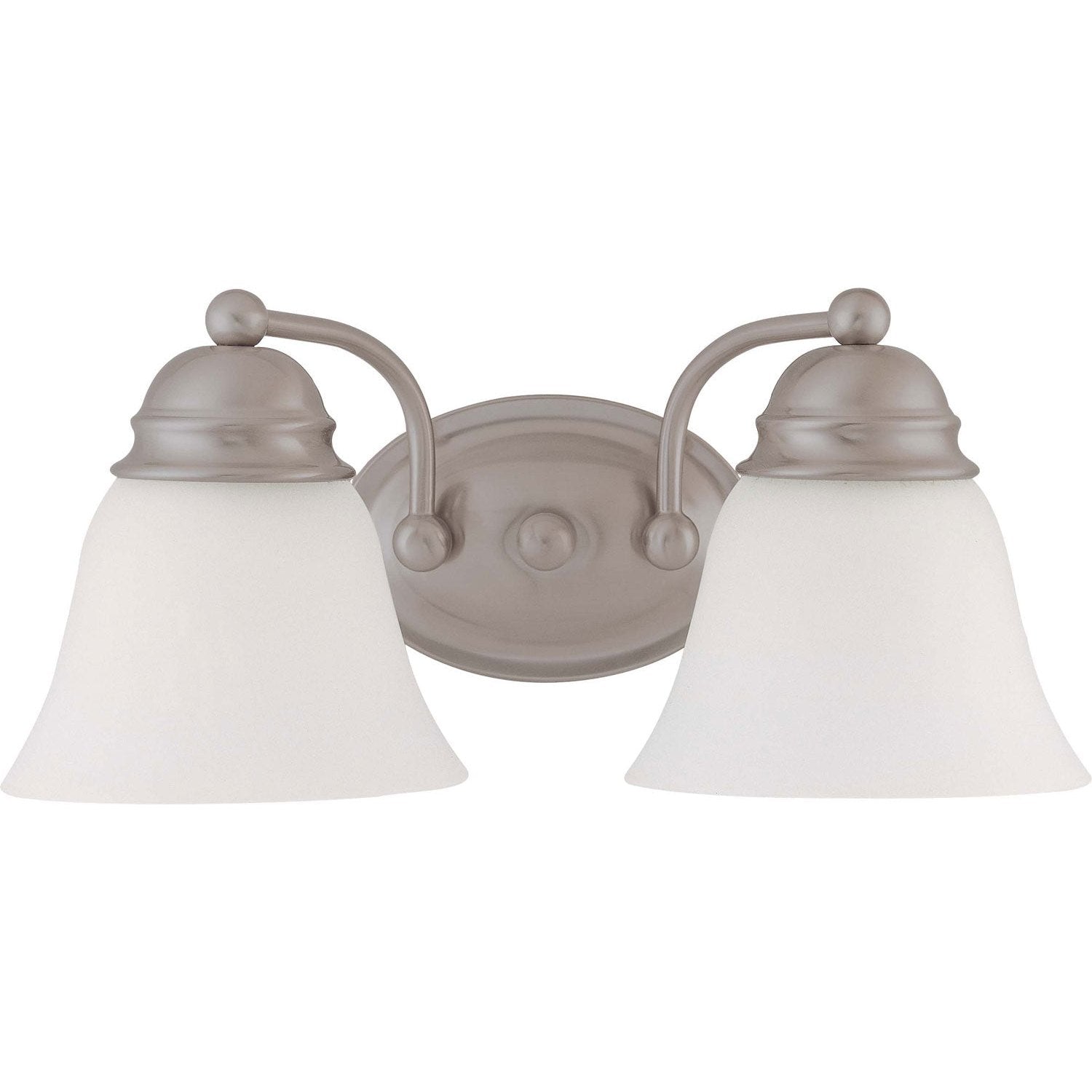 Nuvo Lighting - 60-3265 - Two Light Vanity - Empire - Brushed Nickel