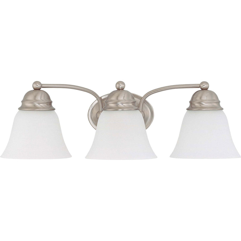 Nuvo Lighting - 60-3266 - Three Light Vanity - Empire - Brushed Nickel