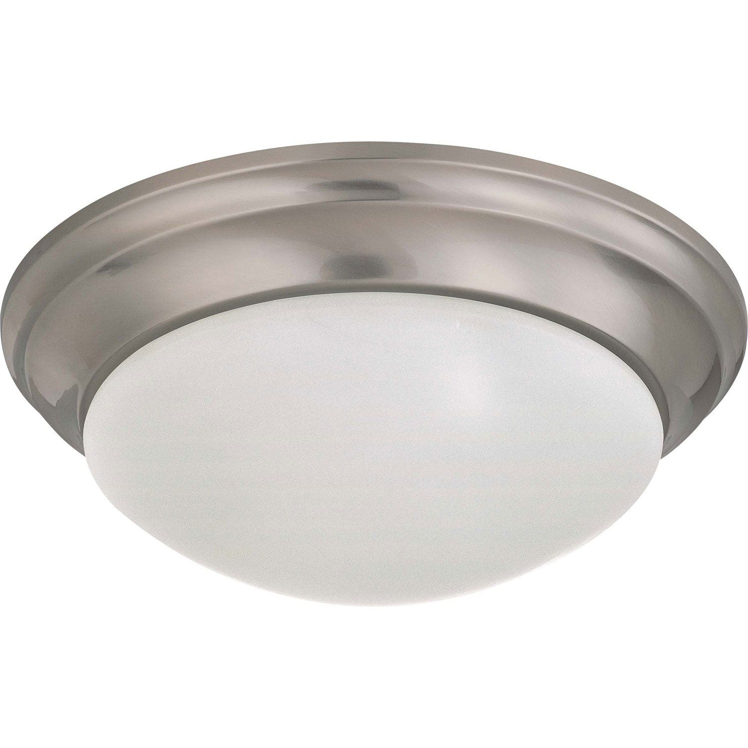 Nuvo Lighting - 60-3272 - Two Light Flush Mount - Close to Ceiling Brushed Nickel - Brushed Nickel