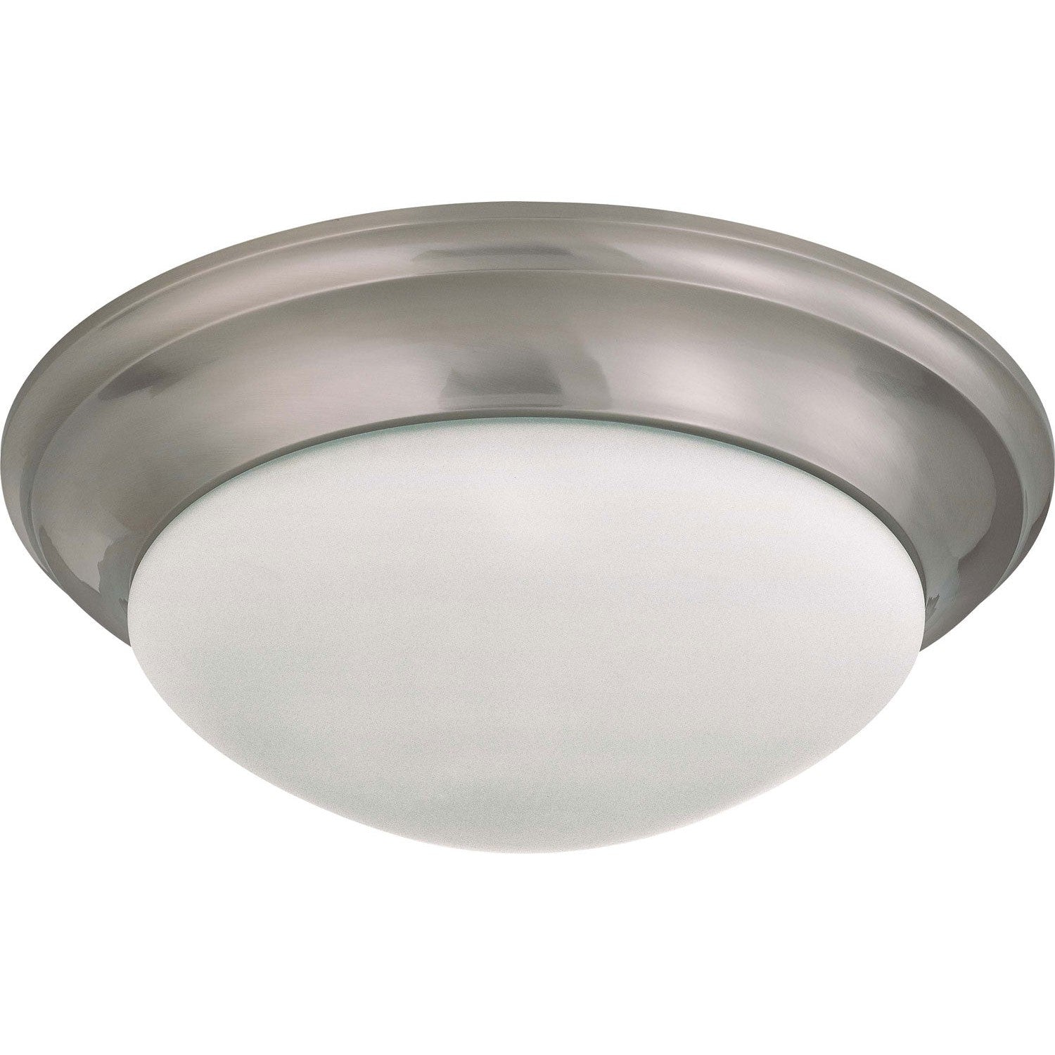 Nuvo Lighting - 60-3273 - Three Light Flush Mount - Close to Ceiling Brushed Nickel - Brushed Nickel